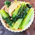 いおんくん's cooksnap of when they made お弁当に★小松菜と椎茸のゴマ麺つゆ和え.