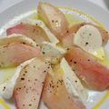 えみらくる's cooksnap of when they made 桃モッツァレラ.