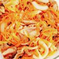 K0nat2u's cooksnap of when they made 揚げない！豚肉とたっぷりキノコの南蛮漬け.