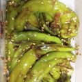 雪のジャムおじさん's cooksnap of when they made 万願寺唐辛子(甘唐辛子)の胡麻油炒め.