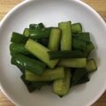 かおり♡♡♡'s cooksnap of when they made 居酒屋さんのピリ辛みそきゅうり.