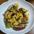 M130018's cooksnap of when they made スタミナ満点♪ゴーヤとうなぎの炒め物.