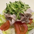 クロッワッサン's cooksnap of when they made 冷しゃぶサラダ（豚肉の茹で方）.