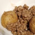 chou*'s cooksnap of when they made レンジで簡単！新じゃがいものそぼろ煮.
