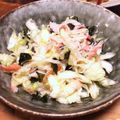 ゆゆゆぱっと's cooksnap of when they made ★キャベツ・わかめ・カニカマの酢の物★.