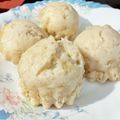 Amy9180trp's cooksnap of when they made 【離乳食 手づかみ】きな粉バナナ蒸しパン.