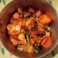inLondon's cooksnap of when they made 豚バラ・じゃが芋・ニラのケチャップ炒め.