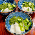 ルぴあ's cooksnap of when they made オクラと長芋とめかぶで簡単一品.