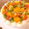 ＊sunlight＊'s cooksnap of when they made 桃缶薔薇でフルーツロールケーキ♪.