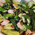 にしあまね's cooksnap of when they made 魚肉ソーセージときゅうりのナムル.