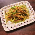 milestone★'s cooksnap of when they made 冬瓜の皮の塩きんぴら.