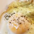 kisberry's cooksnap of when they made ハム&チーズで極上目玉焼き♬.