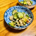 ねっちゃんっ's cooksnap of when they made 胡瓜とカニ蒲鉾のポン酢和え.