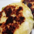 monjimari's cooksnap of when they made チーズ入り！ふわふわ★はんぺんバーグ.