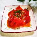 ♪としクック♪'s cooksnap of when they made ☆トマトのコチュジャン和え☆.