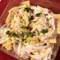 caruga's cooksnap of when they made サバ缶と玉ねぎじゃがいものチーズ焼き★.
