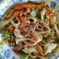 まん丸みかリン's cooksnap of when they made オイスターソースで上海焼きうどん.