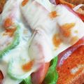 ｍａｈａｒｕ's cooksnap of when they made 簡単、食パン、ピザパン、ピザトースト.