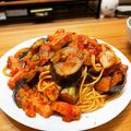 ai☆ia's cooksnap of when they made *トマトと茄子ベーコンのトマトパスタ*.