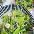 pom03's cooksnap of when they made 小松菜大量消費！小松菜とツナのマヨサラダ.
