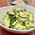 Superlittleboo's cooksnap of when they made ズッキーニの塩昆布和え.
