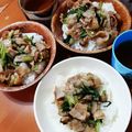 ラブスカ's cooksnap of when they made 簡単おかず:豚バラ小松菜あんかけ.
