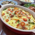 Superlittleboo's cooksnap of when they made 子どもに人気♪ほうれん草と豆腐のキッシュ.