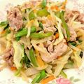 悠LOVE航's cooksnap of when they made アメリカで作る★中華屋さんの肉野菜炒め.