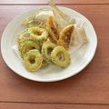 Etsu☆ko's cooksnap of when they made カレー風味のゴーヤの天ぷら♪おつまみに♡.