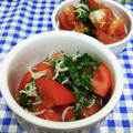 ととろ＆めい's cooksnap of when they made トマトとしらすと大葉の和え物.
