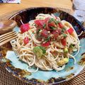 村長ちゃん's cooksnap of when they made 冷製トマトとバジルのカッペリーニ.