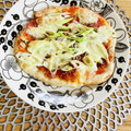 ボブナナ's cooksnap of when they made しらすと長ネギの味噌トマトソースピザ.