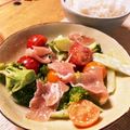 くーー〜's cooksnap of when they made デパ地下の味！ブロッコリーと生ハムサラダ.