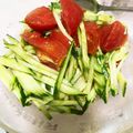 kbmm's cooksnap of when they made さっぱり夏野菜のお豆腐サラダ.