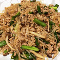Penpen7's cooksnap of when they made 豚ひき肉と春雨としめじのオイスター炒め.