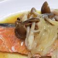 気まぐれ♡雨おんな's cooksnap of when they made レンジで♡鮭のレモンバターソース仕立て.
