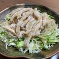 お塩と砂糖's cooksnap of when they made レンジで時短簡単‼バンバンジー.