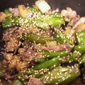 クックMN79XB☆'s cooksnap of when they made 茄子と万願寺とうがらし、豚バラ甘辛炒め.