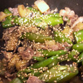 クックMN79XB☆'s cooksnap of when they made 茄子と万願寺とうがらし、豚バラ甘辛炒め.