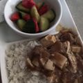ame-ikuru's cooksnap of when they made 肉感が良い！【豚こま麻婆豆腐】.