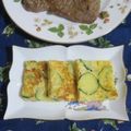 mmameco's cooksnap of when they made 【スペイン料理】ズッキーニのオムレツ.