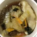 のんけんな's cooksnap of when they made 冷凍餃子で✿簡単餃子野菜スープ✿.