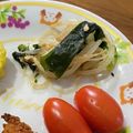 まめ郎's cooksnap of when they made ★もやし＆春雨の中華風和え物★.
