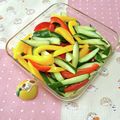 みかかめ's cooksnap of when they made 【簡単レンチン】きゅうり等の即席ピクルス.