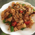 ゆるべジharu's cooksnap of when they made 卵なし！油揚げが美味しい和風カレー炒飯.