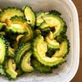 いなぬ's cooksnap of when they made むしろ苦いほどうまい！ゴーヤの甘酢漬け.
