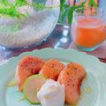 ＲｙｏｕＴａｉｇａ's cooksnap of when they made 桃のアールグレイマリネ.