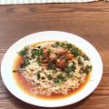 堀端屋千兵衛's cooksnap of when they made 焼きとり冷やし氷あえ麺.