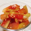ｍａｍａｒａｄｅ's cooksnap of when they made スイカの皮のお漬物.