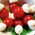プルンバゴ's cooksnap of when they made 正月の定番。うずらトマトの紅白飾り.